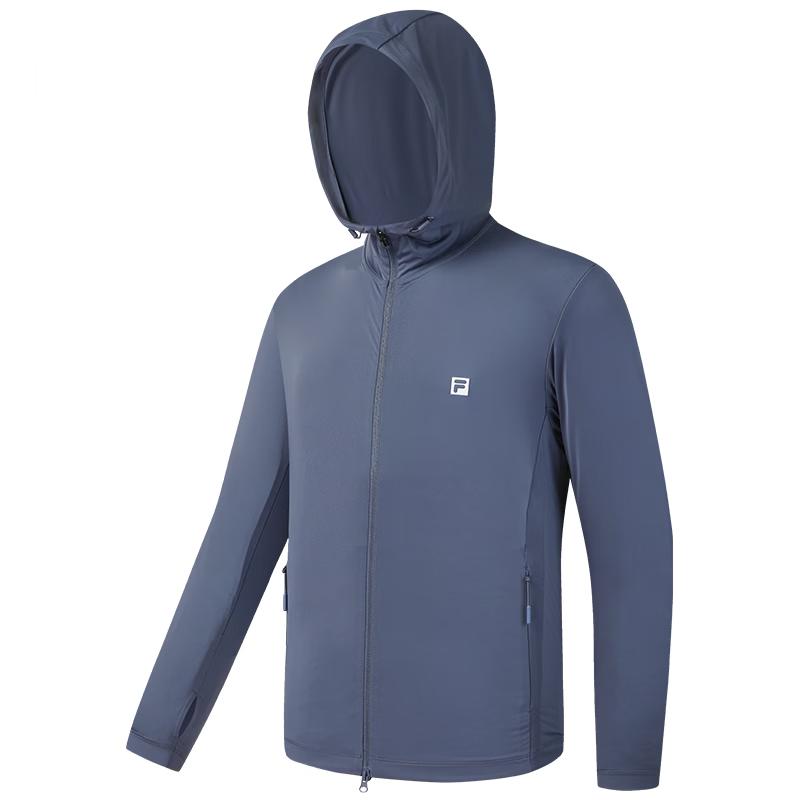 Fila Men's Knitted Hooded Long-Sleeve Jacket