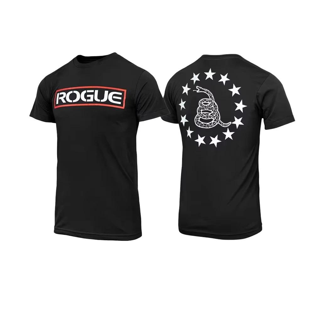 Summer Cotton Oversized T-shirt Rogue Unisex Short Sleeved T-Shirt Sportswear Casual Loose Comfortable Cotton Tee Men Women Tops