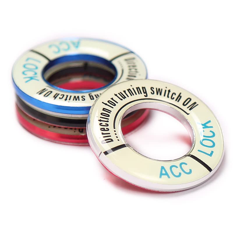 Engine Start Button Ring Decorative Switch Cover Dress Up Accessories Easy Installation Night Fluorescent Compatiblefor Peugeot 3013073008408508