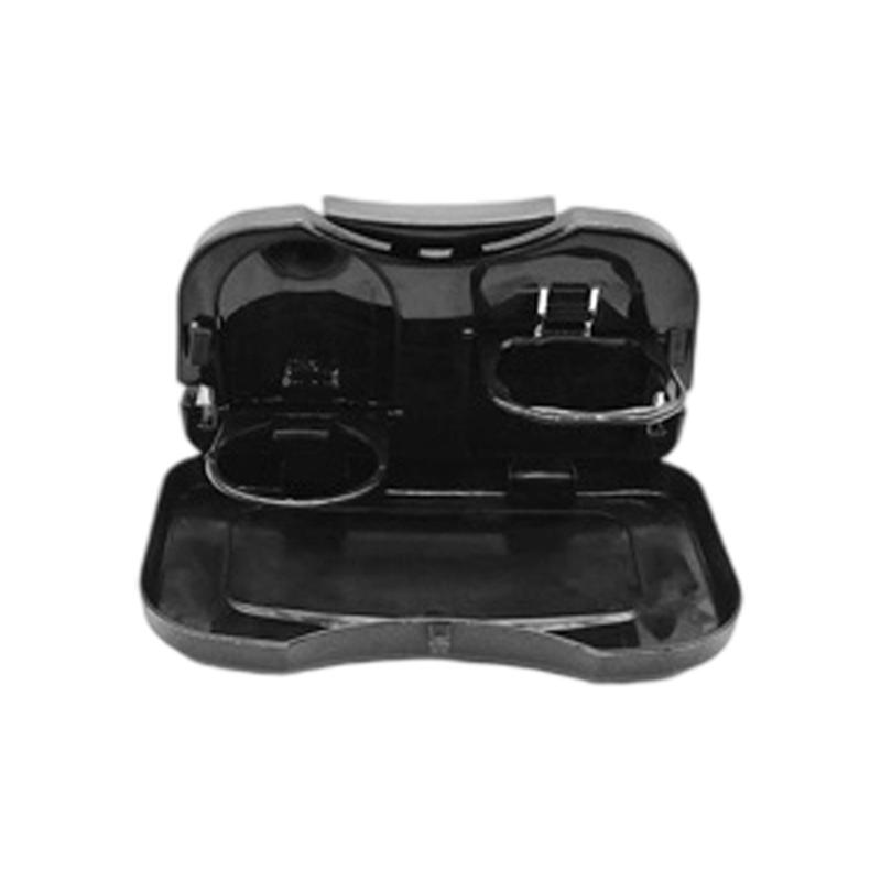 Multifunctional Vehicle Seat Back Organizer Mounted Table Tray For Food Drinks Laptops Phones And Stable Cup Placement