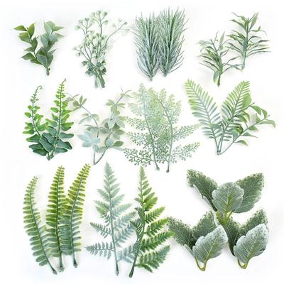10 ks umělých květinových listů rostlin kytice svatba domov vánoční dekorace DIY doplňky pro věnec scrapbooking umělé květiny