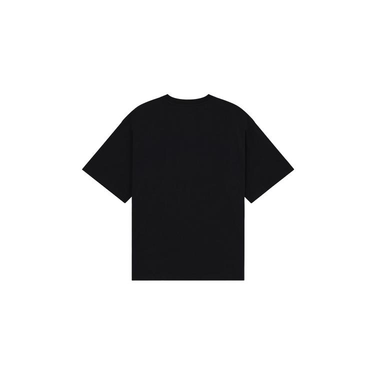 We11Done 25 Early Autumn Crystal Logo Short Sleeve T-Shirt Unisex T-Shirts Black WD-TT2-25-735-U-BK