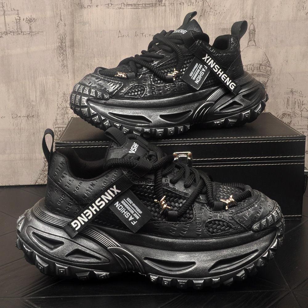 Casual sports shoes autumn and winter new men's shoes platform dad shoes