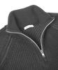 BIRBANTE Multi-Blend Half Zip Knit - Charcoal/Grey