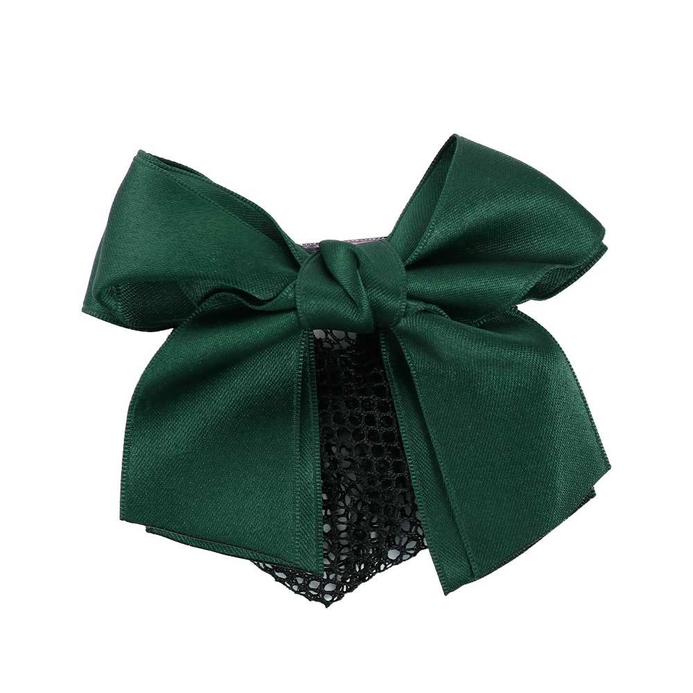 Hair Clip Elegant Hotel Female Nurse Bowknot Hairgrips Cover Net Ponytail Clip Women Spring Clip Korean Bun Snood