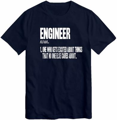 Engineering T-shirt Engineer Iemand die enthousiast wordt T-shirt Verjaardagscadeau Tee Top