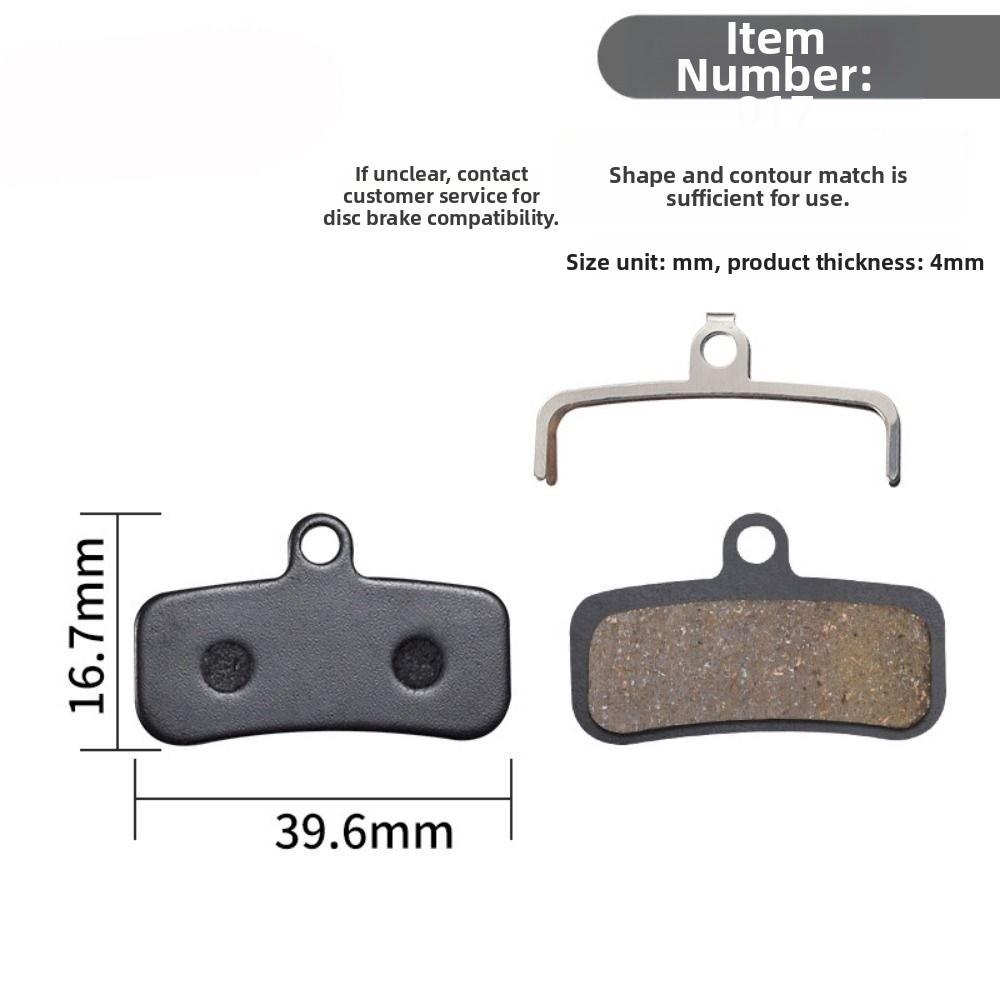 Multi-style Bike Brake Pads Pair Universal Riding Accessories for MTB Mountain Bicycle