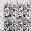 oneOone Bavlna Flex Fabric Listy & Floral Block Print Fabric By Yard 40 Inch