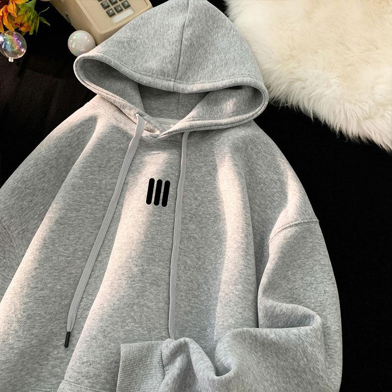 Autumn and Winter Men's Clothing Japanese Men's Casual Printing Hooded Long-sleeved Sweater Men's and Women's Trendy Brand Pullover Sports Jacket