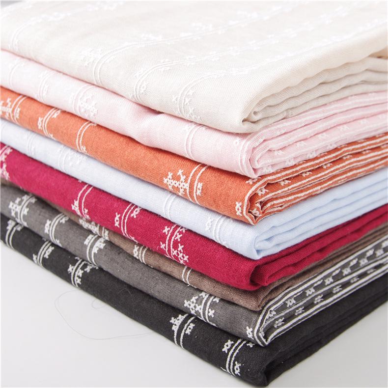 "Pastoral Frühling & Sommer Baumwoll-Leinen-Schal: Frischer Blumendruck, Sonnenschutz-Reiseschal für Damen"