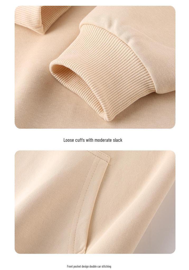 2024 Japan Korea Autumn/Winter Women's Loose Thick Hooded Jacket - Trendy, Comfortable, Unisex Design