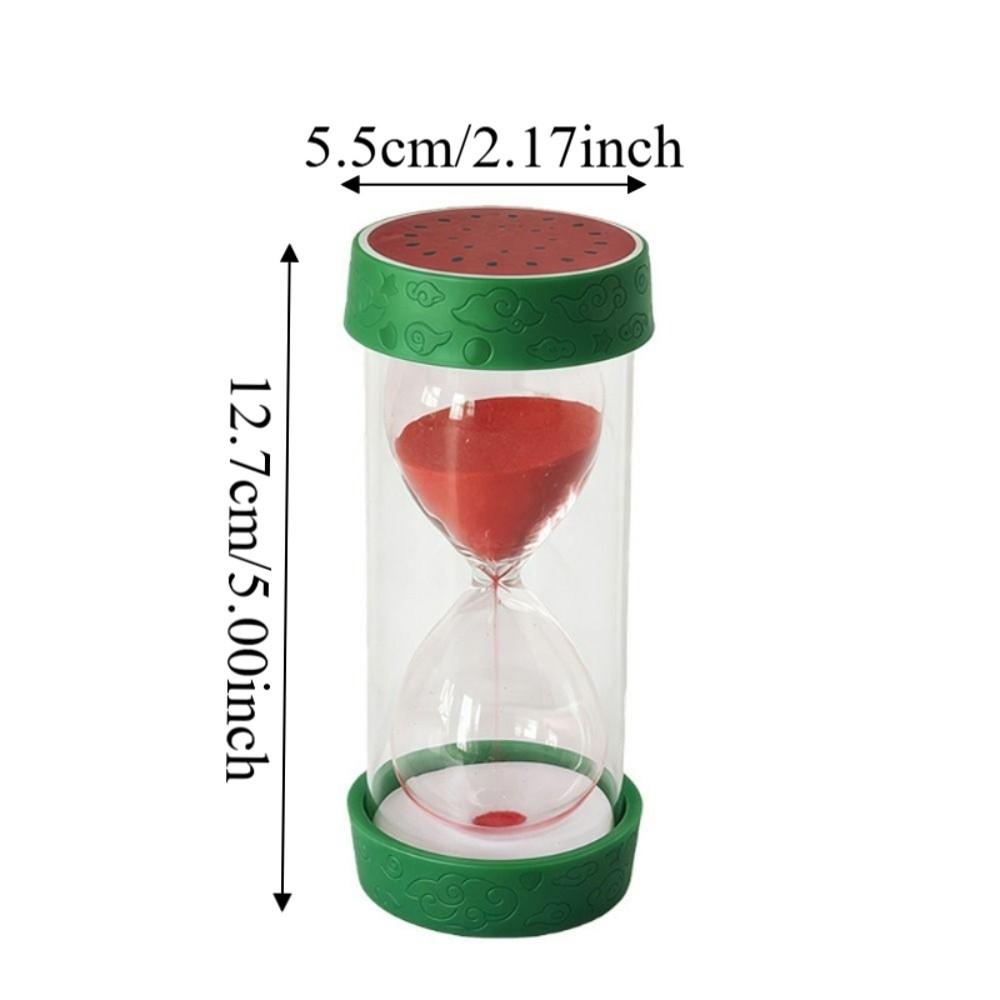 Portable Fruit Sand Clock Colorful Sand Hourglass Timer Stylish 3 Minutes Hourglass Child