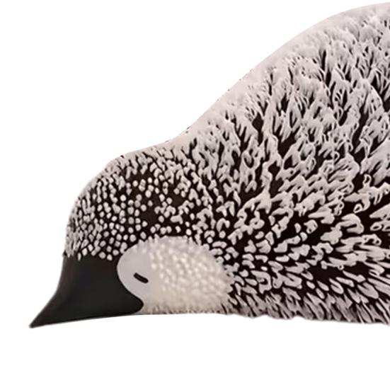 3D Printed Penguin Ornament Glow-in-the-dark Standing Lying Penguin Figurine Glowing Simulated Animal Model Home Office Decoration