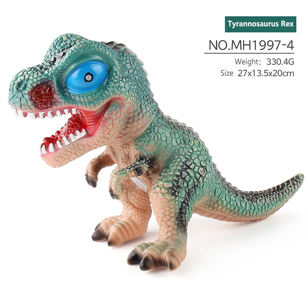Simulation Jurassic Dinosaurs Action Figures Cartoon Dinosaur Model With Sound Cognition Figures For Children Gifts