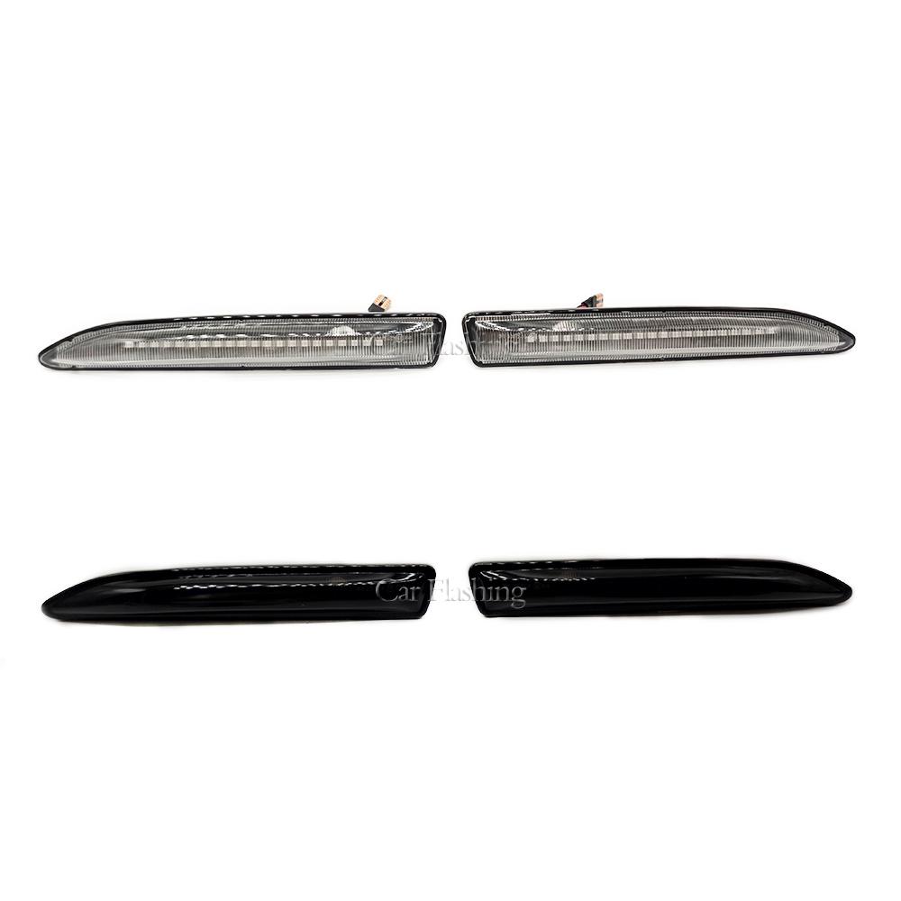 Smoke Dynamic LED Side Marker Light Amber Turn Signal Blinker Lamp for Ford Mondeo Mk4 Hatchback Saloon Estate (BA7) 2007-2015
