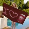 D-Dr P-Peppers Microfiber Printed Beach Towel Mountain Climbing Yoga Beach Swimming Running Absorbent Soft Towel