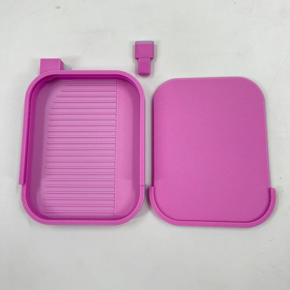 DIY Craft Large Diamond Painting Tray Embroidery Beading Plates Drill Storage Tray With Cover Colourful Drill Storage Container