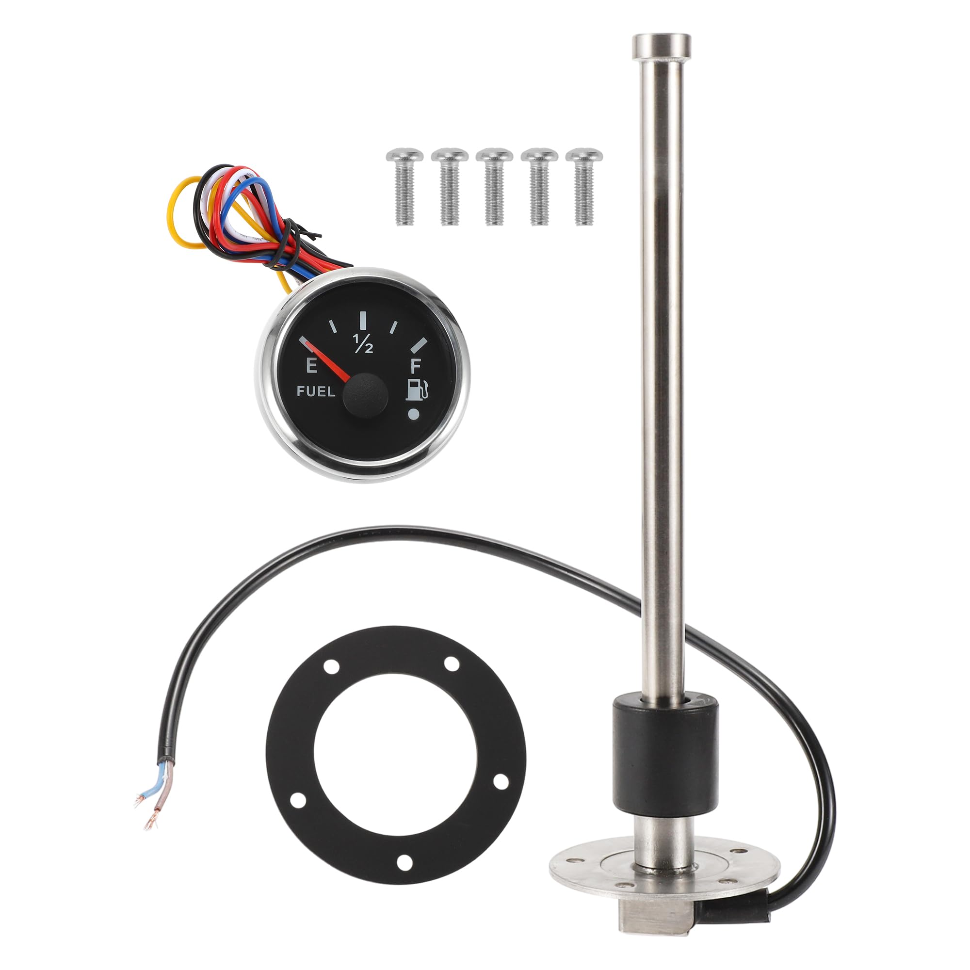 

INFINAUTO Fuel Level Sensor, Fuel Level Gauge Kit, Fuel Meter, 250mm, 240-33ohm, for Boats, Vehicles, Trucks, and RVs