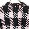 MARNI made in Italy Check Pattern Long sleeve Cut 38 Pink x Black Women Used
