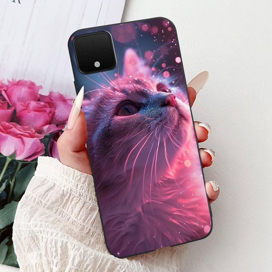 Pour Google Pixel 4 XL Coque Pixel XL4 Housse Marbre de Luxe Dessin Animé Silicone Souple TPU Étuis de Téléphone Pour Google Pixel 4XL G020J Pare-chocs