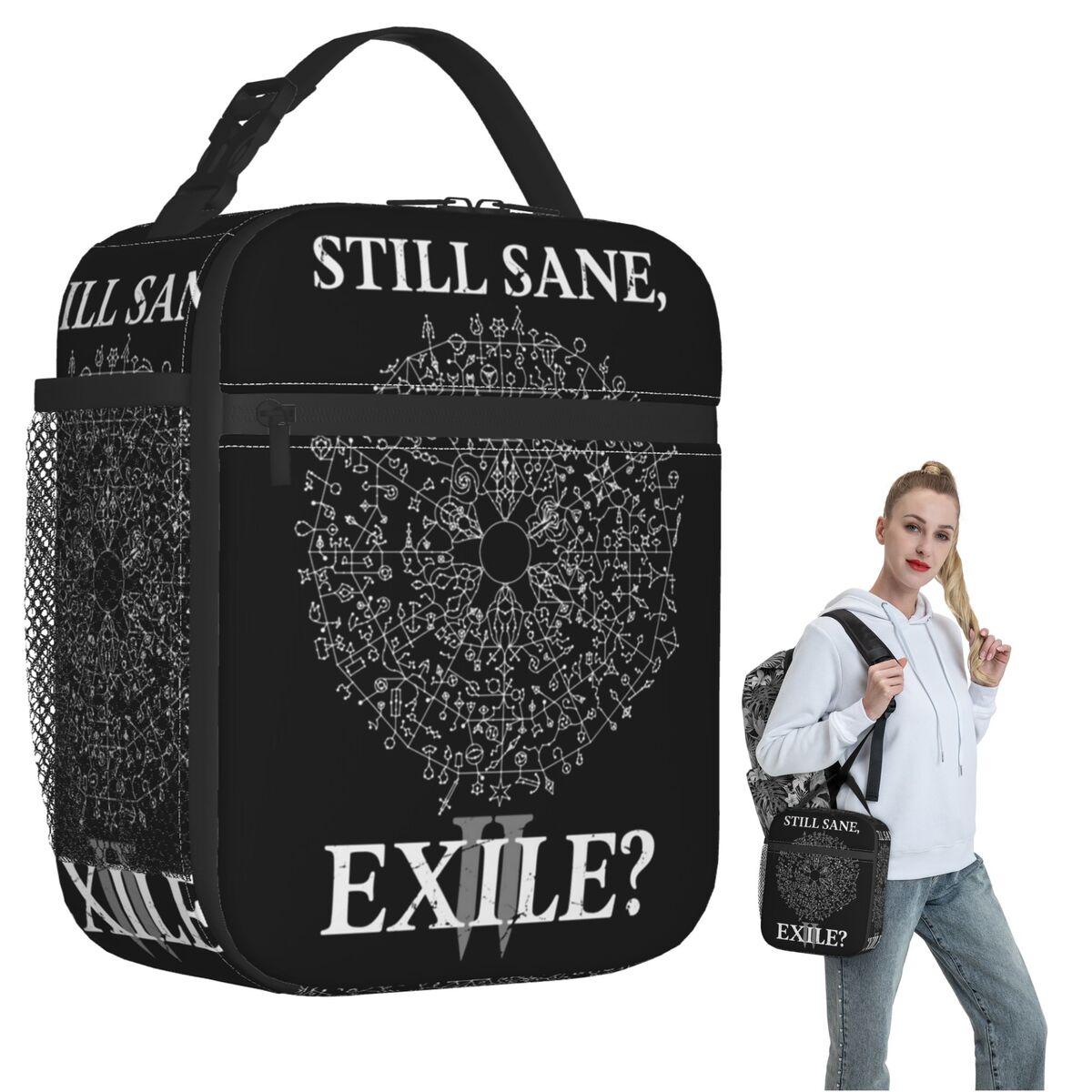 Path Of Exile 2 Still Sane Exile Insulated Lunch Bag for Women Kids Portable Food Boxes Thermal Lunch Box Tote One Size