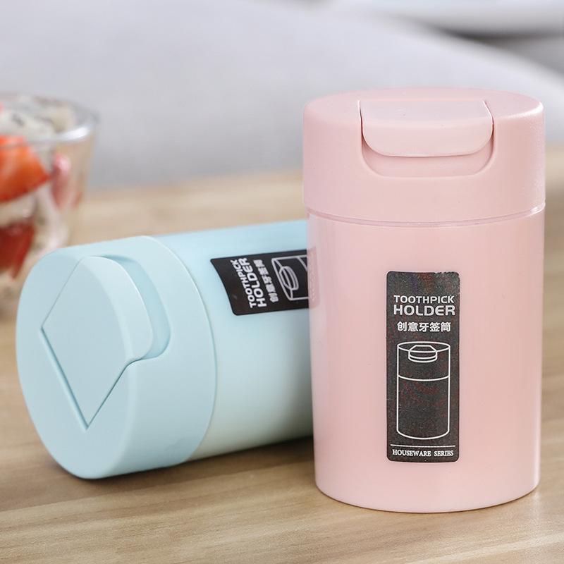 Toothpick Box Plastic Creative Portable Convenient Life Home Living Room Storage Box