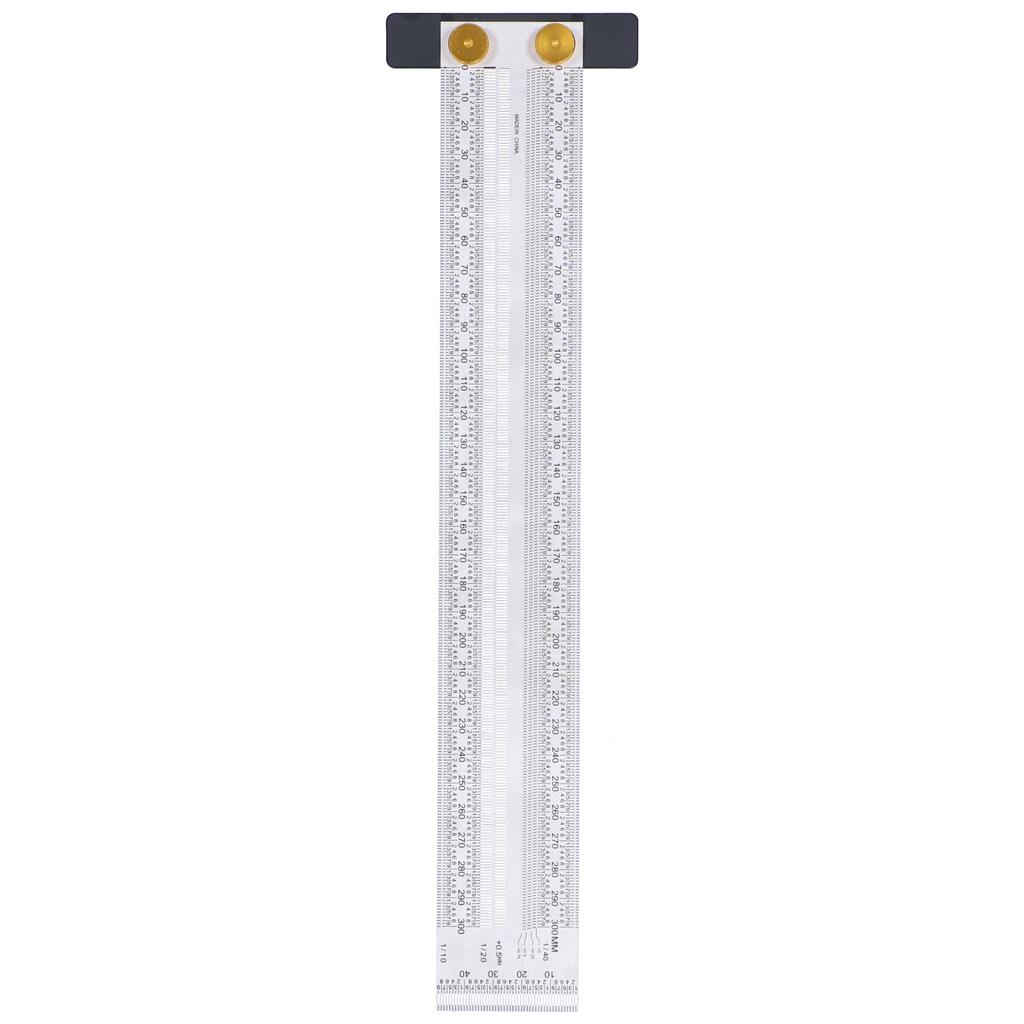 Marking Scale Exquisite Accurate Portable Convenient Sturdy Multifunctional Tshaped Hole Ruler(200mm )
