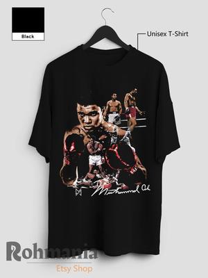 Muhammad Ali T-Shirt, Goat Boxen SportT-Shirt, Retro 90er Personalisiertes Freizeit-T-Shirt