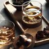 Küchen-Whiskyglas Berg Holz transparentes Glas Whiskybecher Wodka Bar Club Bogato | Biergläser