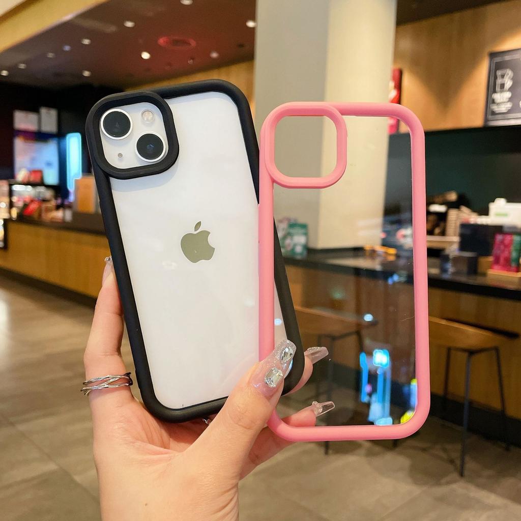 Suitable for Apple 15promax, Acrylic Photo Frame, Phone Case, IPhone14 Full Cover, Anti-drop 13 Simple Protective Case