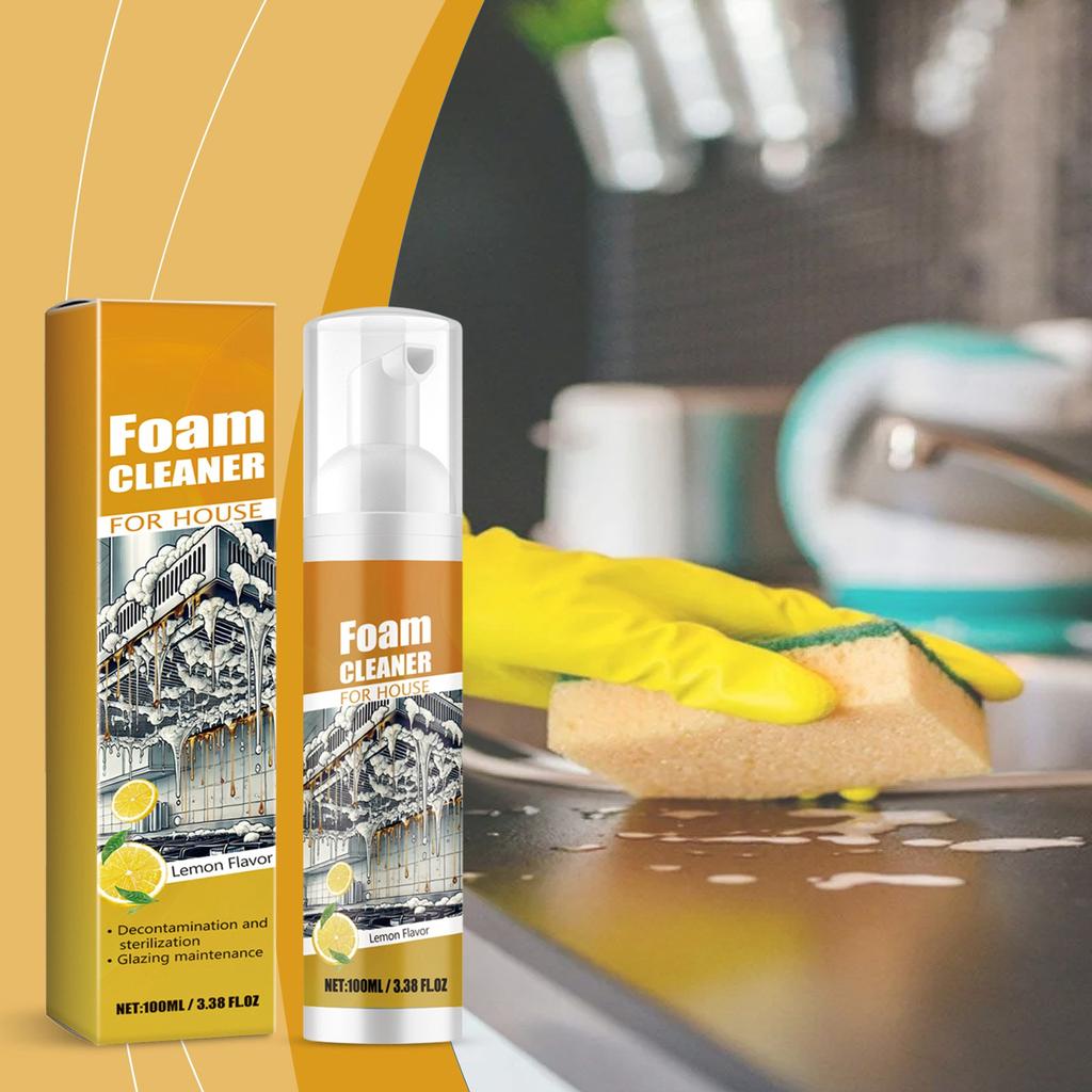 Spumă de curățare, spumă de curățare de uz casnic, curățare de murdărie de uz casnic, curățare eficientă, spumă de decontaminare a podelei, 100 ml