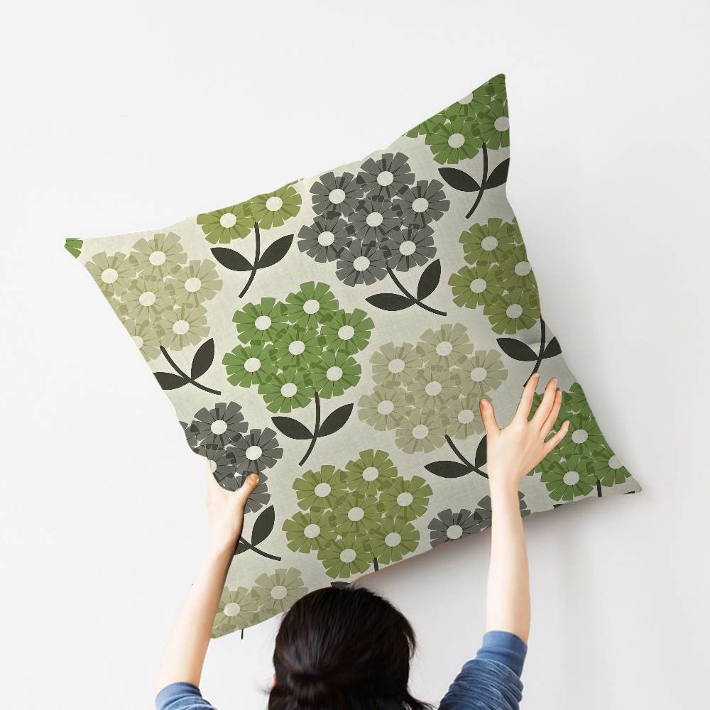 Art OOrla Kiely Flower Pillow Anime Pillow Sofa Bed Head Pillow Cover Cushion Cover Fashion