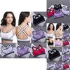 Luxurious Cross Back Padded Sports Bra For Women Seamless And Breathable Fitness Top