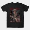 Men Black Print T-shirt Tales From The Hood No-Cut Heat Transfer Print Cotton Tshirt