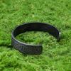 Stainless Steel Viking Runes Celtic Bracelet with Knot Pattern - Retro and Trendy Ornament