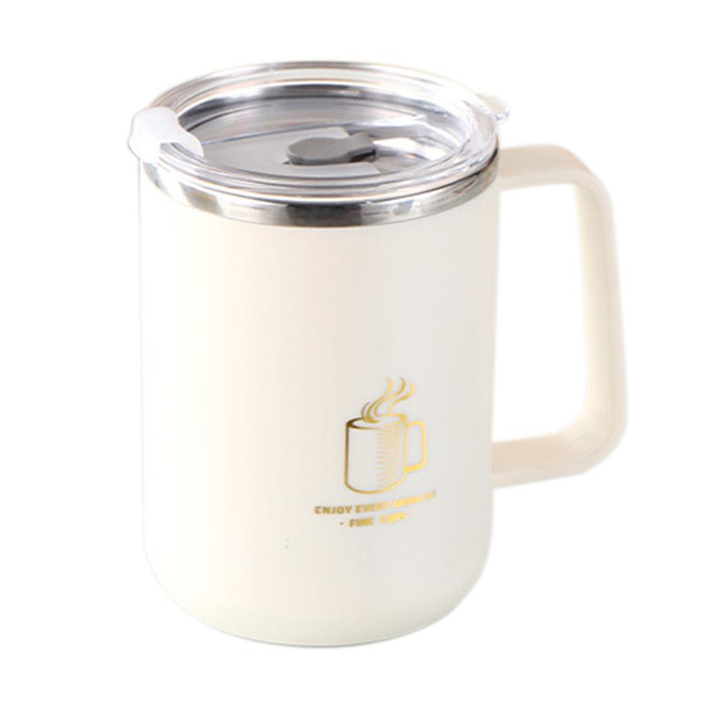 Double-Wall Insulated Coffee Mug Anti Scalding Water Cup For Cold & Hot Drinks 304 Stainless Steel Tea Milk Coffee Cup