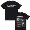 Horký Výprodej Rapper Almighty Album Tour Merch Tričko Pánské Oblečení Harajuku Hip Hop Punkové Tričko Vysoce Kvalitní Tričko Streetwear