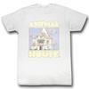 Animal House Cartoon White Adult T-Shirt