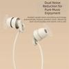 Noise Canceling Earphones in-Line Control in-Ear Earbuds Wired Headphones  Wired Use