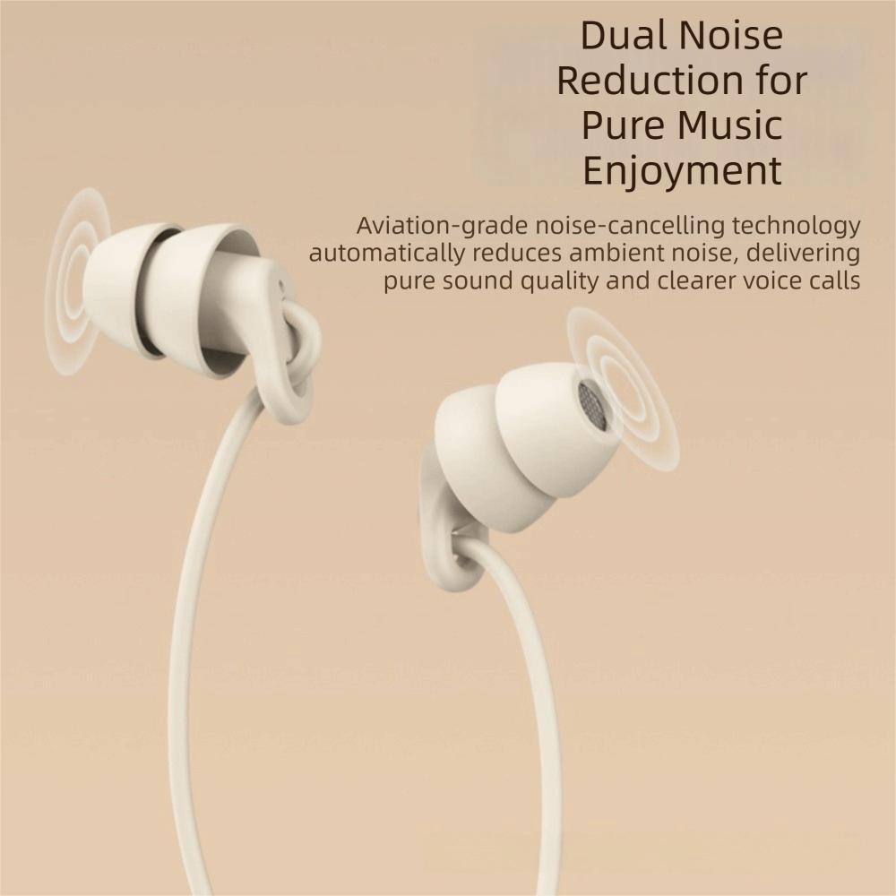Noise Canceling Earphones in-Line Control in-Ear Earbuds Wired Headphones Wired Use