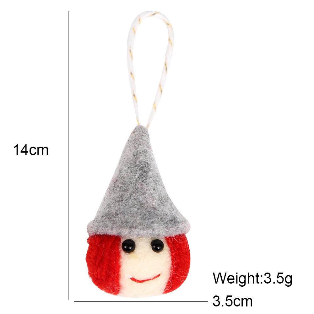 Mini Decorative Christmas Figures In Soft Fabric Stylish Ornaments Celebrations For