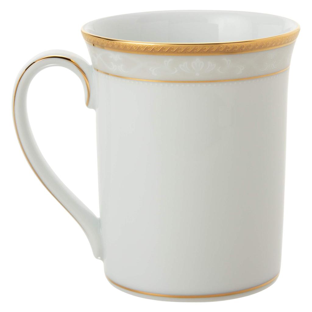 Noritake Mugs 310cc Hampshire Gold 2 Pieces Fine Porcelain (Pair Set) P91332/4335