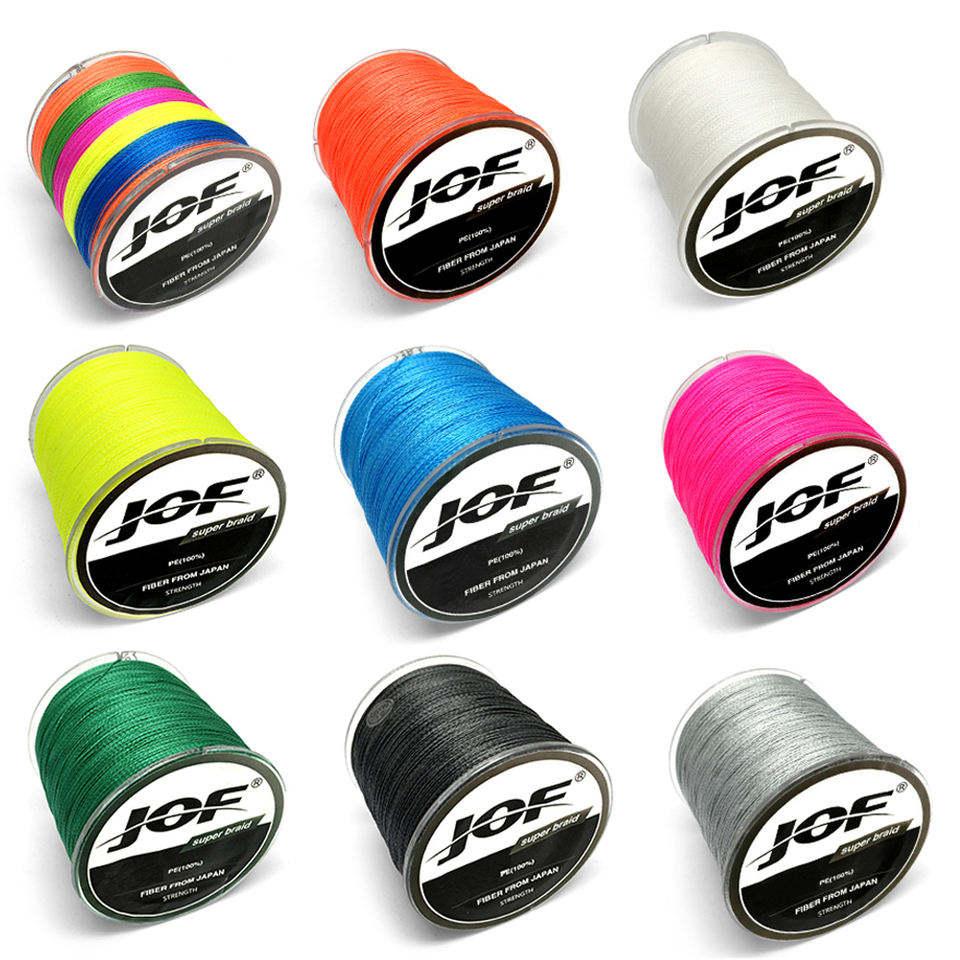 JOF 8 Stand Braided 150M Saltwater 8 Strands 10-110lb Multifilament Fishing Line PE Braid Fishing Line