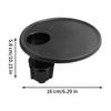 Car Tray Cup Holder Insert Storage Expander Stand With Adjustable Base Cup Holder Food Tray For Car For Truck Vehicle Automotive