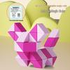 Folding Magic Ruler Set: Colorful Educational Toy for Kids - 24/36/48/60/72 pcs.