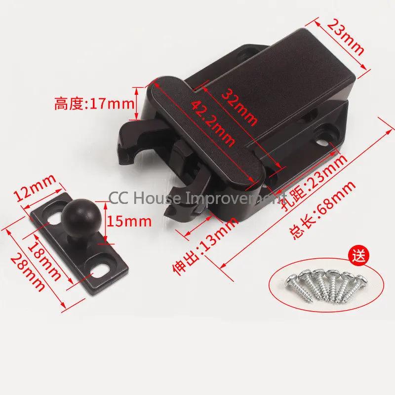 1 Stück Schrankverschlüsse Magnetischer Türschubladen-Schrankverschluss Push to Open Käfer Touch-Schnapper Schranktürschließer Hohe Qualität