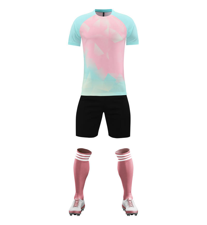 Soccer Uniform Set Summer New Short Sleeve Shorts Competition Jersey Adult Boys And Girls Team Training Uniform 2303