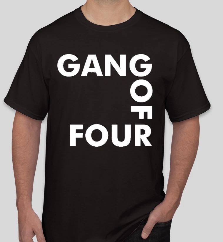 Gang of Four T shirt Tee Rock Underground Music Punk Medal Rock Band L