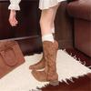 Maillard Boots Boots Women's 2025 New Knight Boots Retro Embroidered V-mouth Western Cowboy Boots