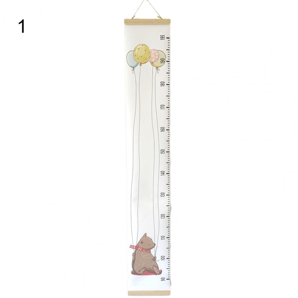 

Wooden Canvas Wall Growth Charts Baby Hanging Decorative Chart Height Measure Ruler Removable Wall Sticker for Kids Child Room